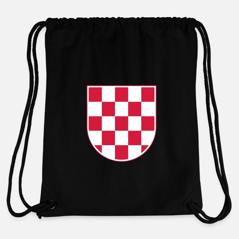 wappen_kroatien - Stanley/Stella recycelter Gym Bag - Schwarz