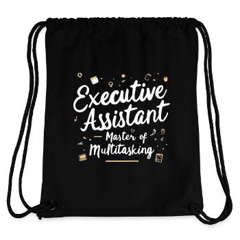 Executive Assistant Master of Multitasking - Stanley/Stella Recycled Gym Bag - black - Back