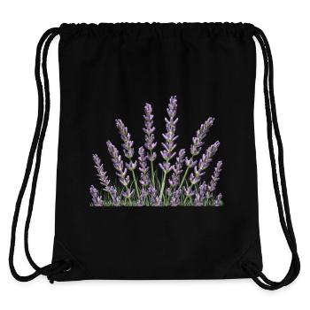 Lavendel Lavendelhalme - Stanley/Stella recycelter Gym Bag - Schwarz - Hinten