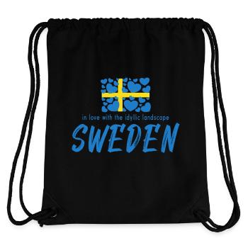 Sweden Sverige Schweden - Stanley/Stella Recycled Gym Bag - black - Back