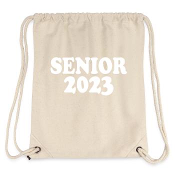 Senior 2023 - Sac à cordon recyclé Stanley/Stella - blanc naturel - Dos