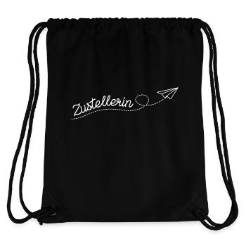 Zustellerin Post Botin Briefträgerin Postbotin - Stanley/Stella recycelter Gym Bag - Schwarz - Hinten