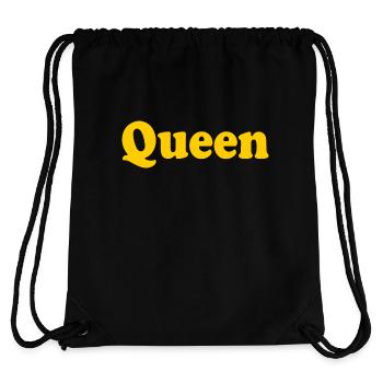 QUEEN - Stanley/Stella recycelter Gym Bag - Schwarz - Hinten