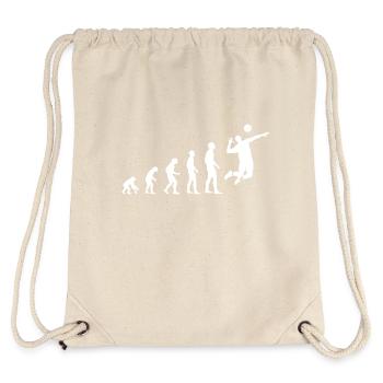Volleyball Evolution - Stanley/Stella recycelter Gym Bag - Naturweiß - Hinten