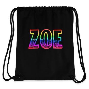 zoe rs arc-en-ciel - Sac à cordon recyclé Stanley/Stella - noir - Dos