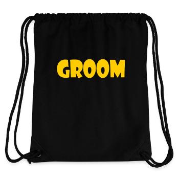 Groom - Stanley/Stella recycelter Gym Bag - Schwarz - Hinten