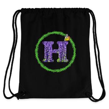 lavendel h - Stanley/Stella recycelter Gym Bag - Schwarz - Hinten