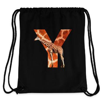 giraffe y - Stanley/Stella Recycled Gym Bag - black - Back