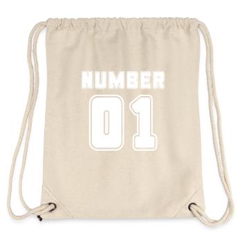 Number 1 - Stanley/Stella Recycled Gym Bag - natural - Back