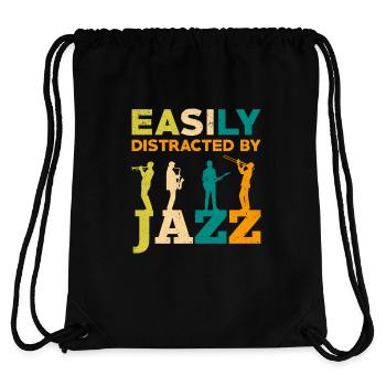 Jazz Musique - Sac à cordon recyclé Stanley/Stella - noir - Dos