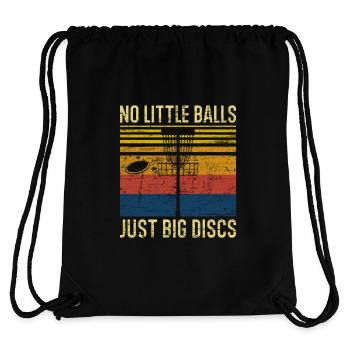 Disc Golf Retro - Sac à cordon recyclé Stanley/Stella - noir - Dos