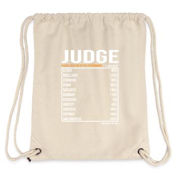 Richter tageswerte Lustiger Richter - Stanley/Stella recycelter Gym Bag - Naturweiß - Hinten