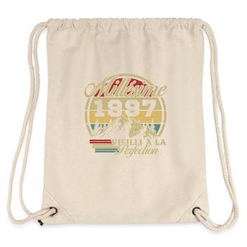 Vintage 1997, Vintage 1997 Birthday Gift - Stanley/Stella Recycled Gym Bag - natural - Back