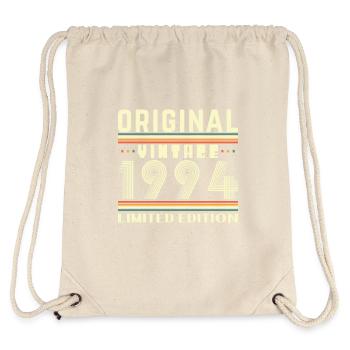 30 Jahre 1994 Vintage Jubiläumsgeschenk - Stanley/Stella recycelter Gym Bag - Naturweiß - Hinten