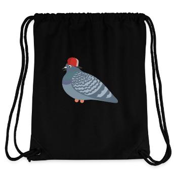 Cool Pigeon Friend - Stanley/Stella recycelter Gym Bag - Schwarz - Hinten