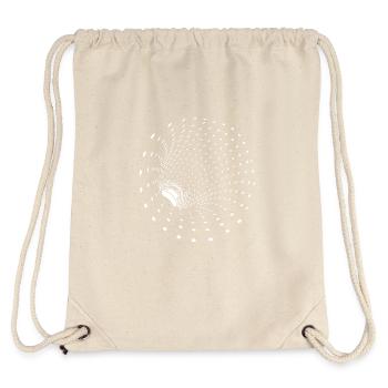 Geometric Vector Funnel Circles Figure - Stanley/Stella Recycled Gym Bag - natural - Back