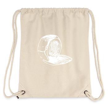 Écrou à vis fondu verticalement - Sac à cordon recyclé Stanley/Stella - blanc naturel - Dos