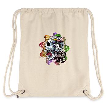 Magic Mushroom Open Mind Halluzinationen Trip Drug - Stanley/Stella recycelter Gym Bag - Naturweiß - Hinten