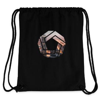 Hexagon City Knot - Stanley/Stella Recycled Gym Bag - black - Back