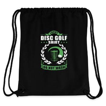 Discgolf | Discgolfspieler Discgolfer Geschenk - Stanley/Stella recycelter Gym Bag - Schwarz - Hinten