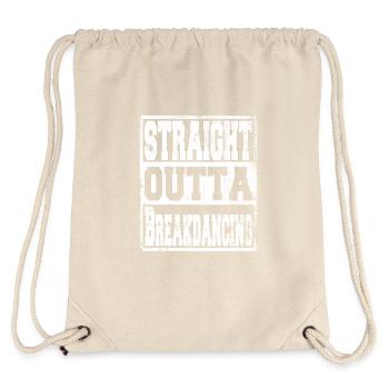Bowling Spruch lustig - Stanley/Stella recycelter Gym Bag - Naturweiß - Hinten