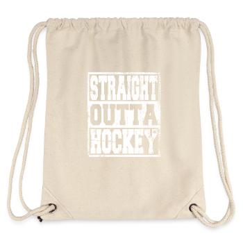 Le hockey dit drôle - Sac à cordon recyclé Stanley/Stella - blanc naturel - Dos