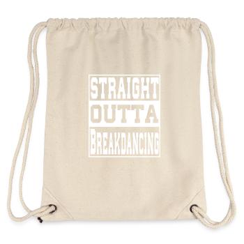 Bowling Spruch lustig - Stanley/Stella recycelter Gym Bag - Naturweiß - Hinten