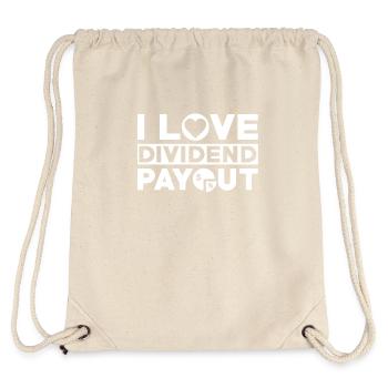 Dividend Shareholder Shares - Stanley/Stella Recycled Gym Bag - natural - Back