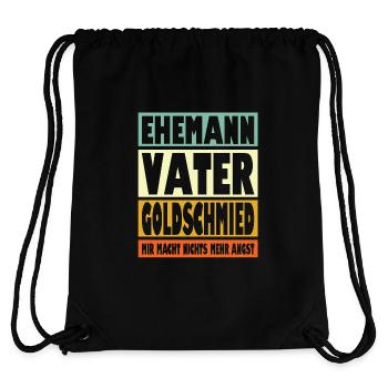 Gleisbauer Vater Ehemann Held - Stanley/Stella recycelter Gym Bag - Schwarz - Hinten