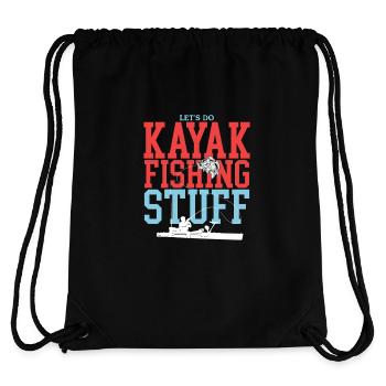 Kajak Angeln | Kajakfahren Angler Kanu Geschenk - Stanley/Stella recycelter Gym Bag - Schwarz - Hinten