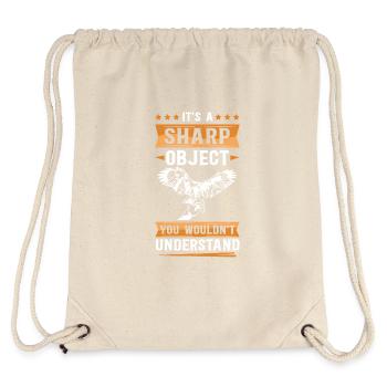 Falkner Falknerei Beizjagd Falken Jagd Geschenk - Stanley/Stella recycelter Gym Bag - Naturweiß - Hinten