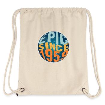 Épique depuis 1959 - Sac à cordon recyclé Stanley/Stella - blanc naturel - Dos