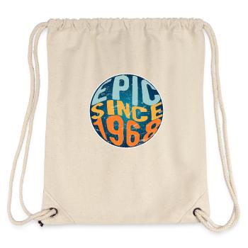 Episch Seit 1968 - Stanley/Stella recycelter Gym Bag - Naturweiß - Hinten