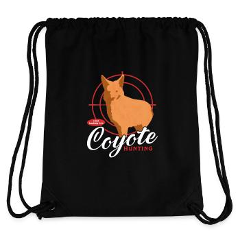 Chasseur Chasse Chasseresse Chasse Permis de Chasse Cadeau - Sac à cordon recyclé Stanley/Stella - noir - Dos