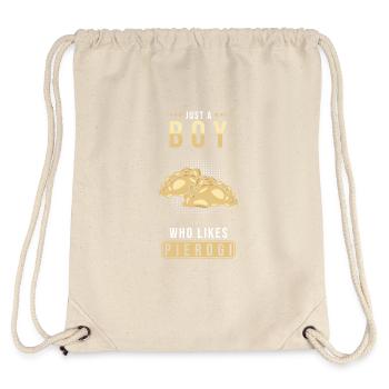 Pierogi dumplings - Stanley/Stella Recycled Gym Bag - natural - Back