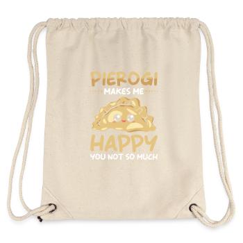 Pierogi dumplings - Stanley/Stella Recycled Gym Bag - natural - Back
