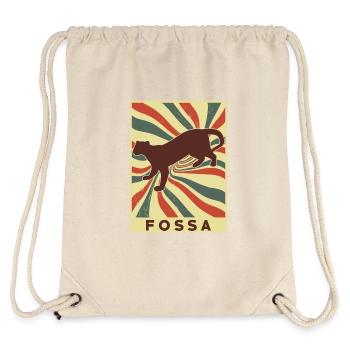 Fossa Rétro Vintage - Sac à cordon recyclé Stanley/Stella - blanc naturel - Dos