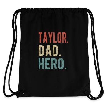 Taylor Dad Held - Stanley/Stella recycelter Gym Bag - Schwarz - Hinten