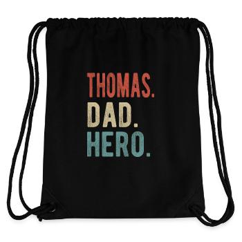 Thomas Papa Held - Stanley/Stella recycelter Gym Bag - Schwarz - Hinten