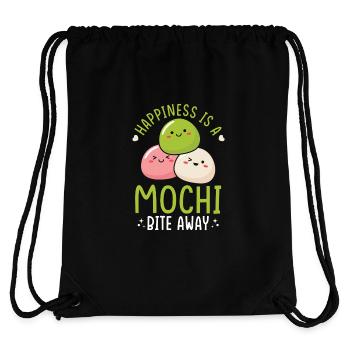 Kawaii Mochi Japan Food Lovers Cute Dessert Themed - Stanley/Stella Recycled Gym Bag - black - Back