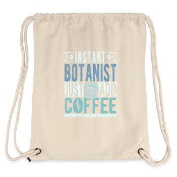 Instant Botanist Just Add Coffee - Stanley/Stella Recycled Gym Bag - natural - Back