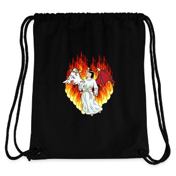 Enfer ardent au-delà de l’ange Satan horreur diable - Sac à cordon recyclé Stanley/Stella - noir - Dos