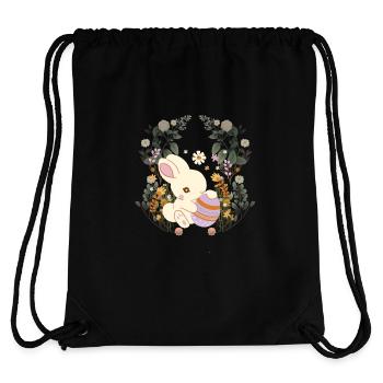 Easter, Easter Bunny, Easter Egg, Nature, Child, Baby - Stanley/Stella Recycled Gym Bag - black - Back