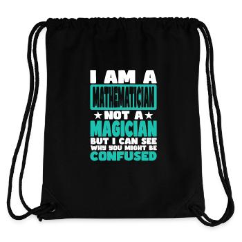 Mathematician - Stanley/Stella Recycled Gym Bag - black - Back
