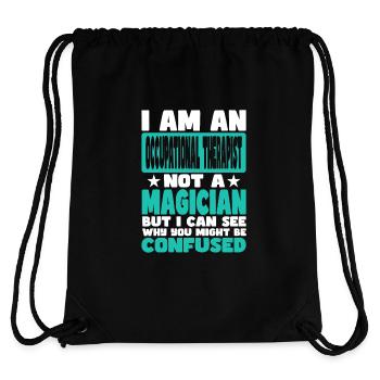 Ergotherapeut - Stanley/Stella recycelter Gym Bag - Schwarz - Hinten