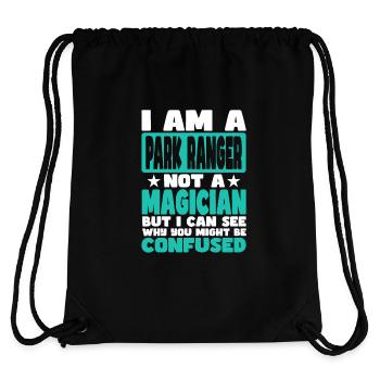 Garde forestier - Sac à cordon recyclé Stanley/Stella - noir - Dos