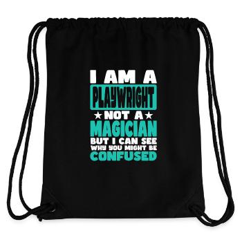 Dramatiker - Stanley/Stella recycelter Gym Bag - Schwarz - Hinten
