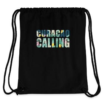 Curacao Calling Tropical Vibes - Stanley/Stella Recycled Gym Bag - black - Back