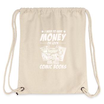 Collectionneur de bandes dessinées - Sac à cordon recyclé Stanley/Stella - blanc naturel - Dos