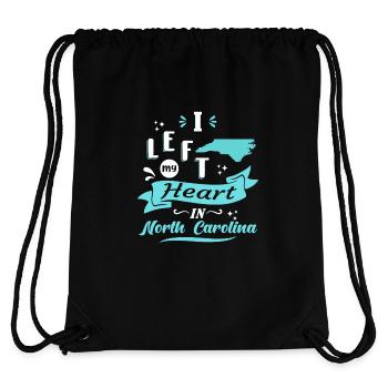 North Carolina Souvenir Liebe - Stanley/Stella recycelter Gym Bag - Schwarz - Hinten